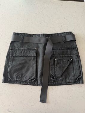 Zara Utility Mini Skirt with Belt